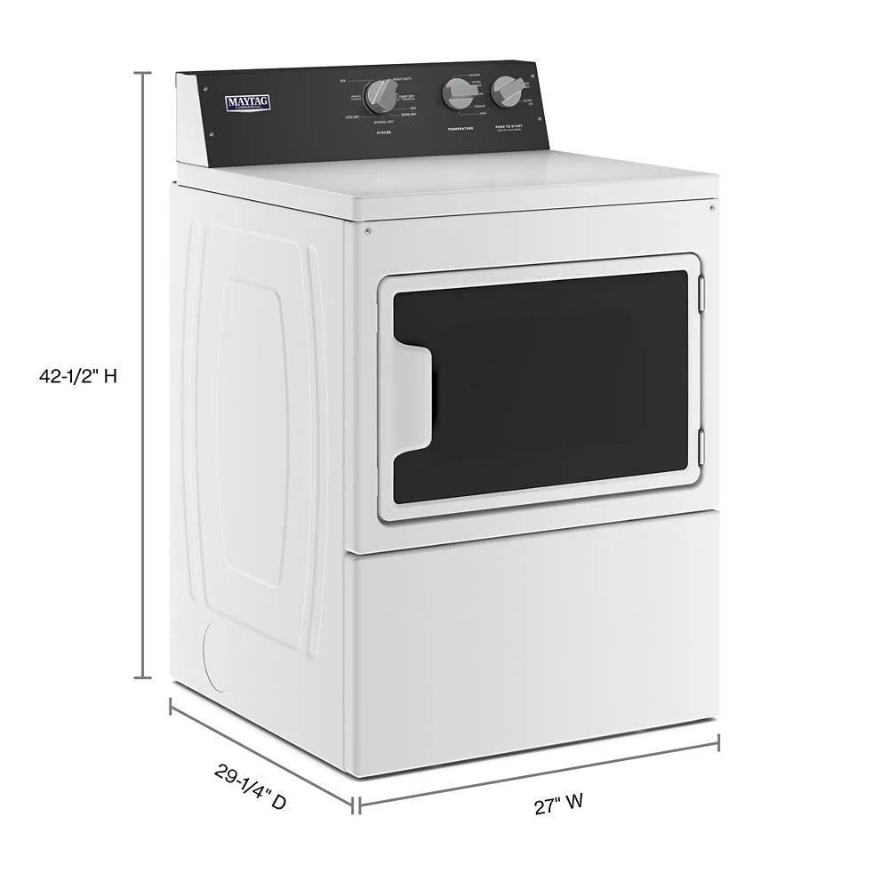 White Top Load Commercial Residential Dryer L91029
