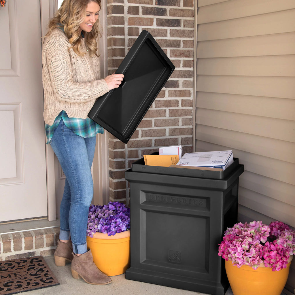 Black Parcel Delivery Box F5154