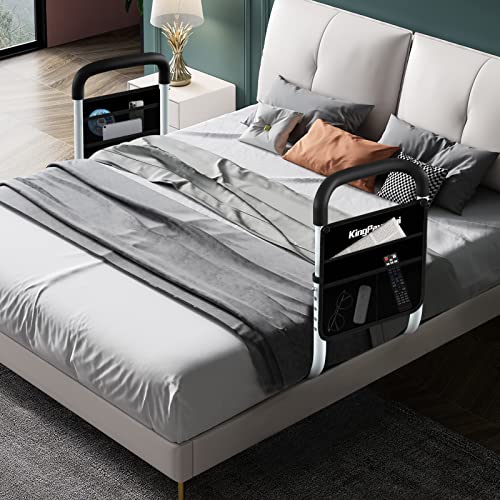 Bed Side Assist Handle Bar Safety Rail with Storage Bag and Fixing Strap S57314