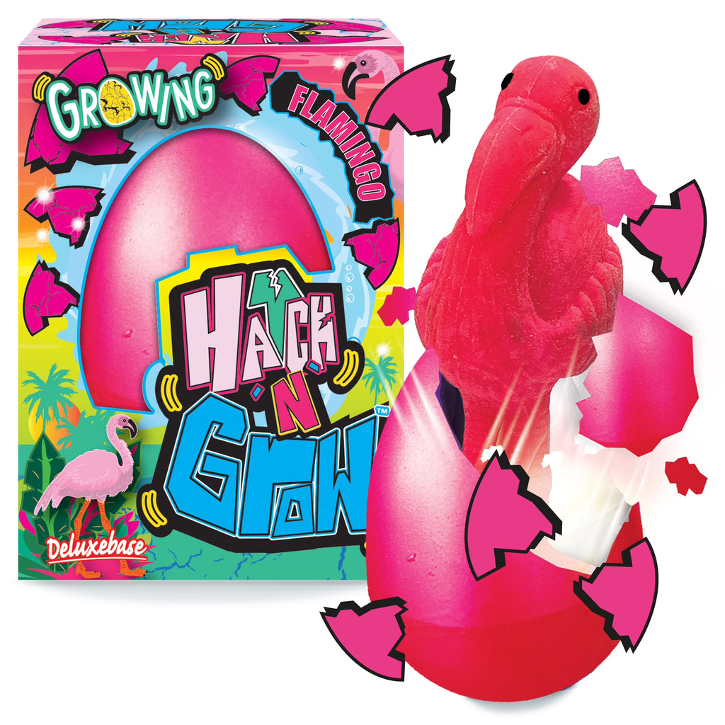Flamingo Hatching Eggs with Growing Bird Toy E73481
