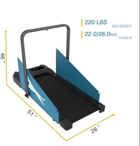 220lbs 2.5 Hp Folding Dog Treadmill I7659