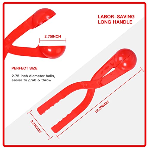 4 Pack Snowball Maker with Handle L970