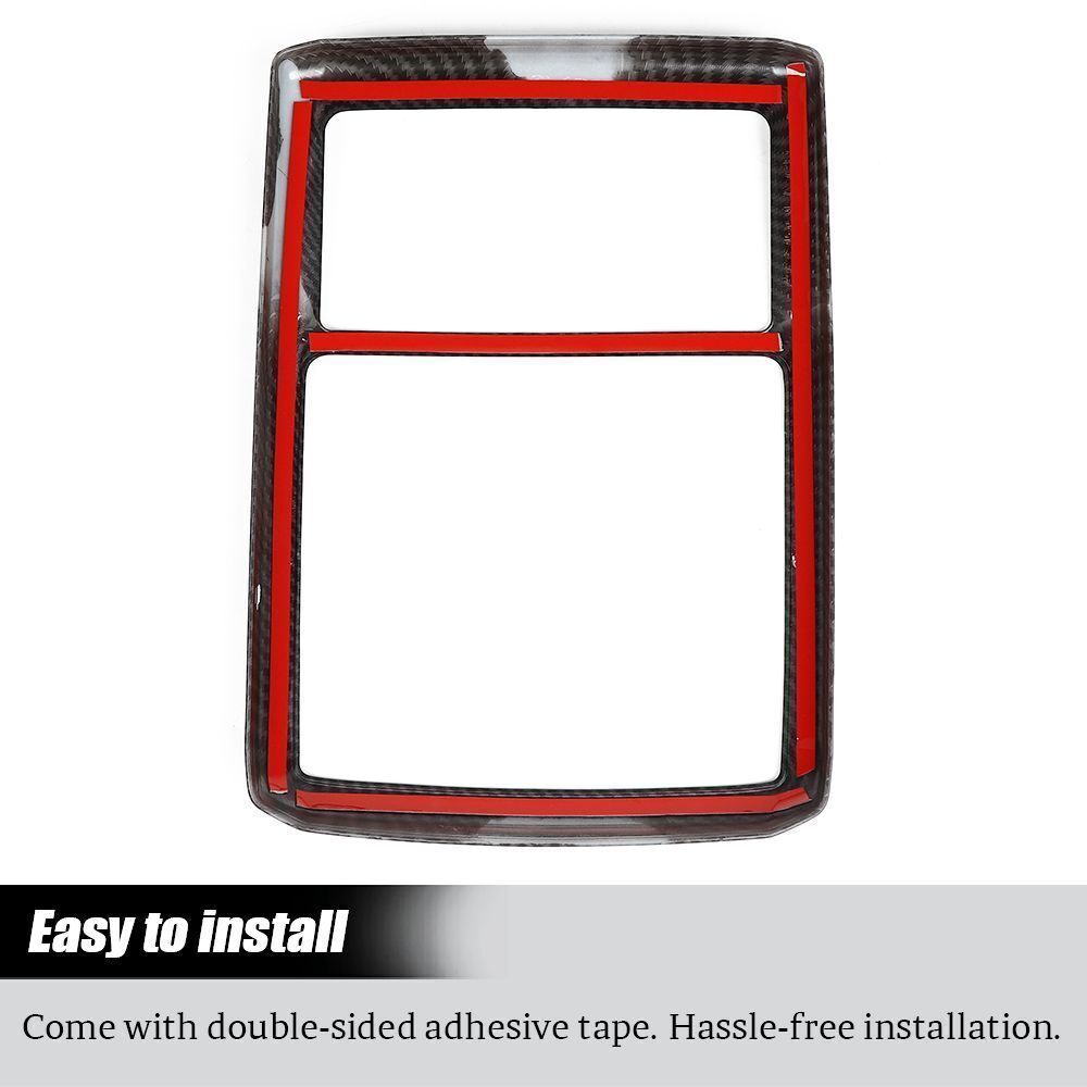 Carbon Fiber Reading Light Lamp Cover Frame Trim Bezels Z962808