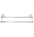 Brushed Nickel Wall Mount Double Towel Bar Z9783
