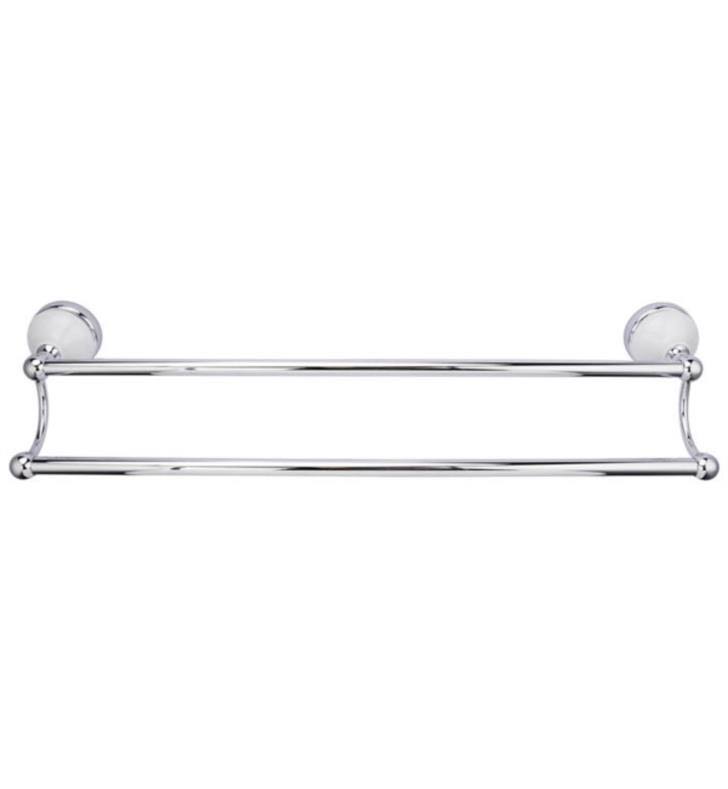 Brushed Nickel Wall Mount Double Towel Bar Z9783