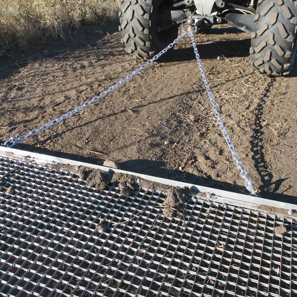 5' x 4.5' Zinc & Steel Field Leveling Drag Mat R823561