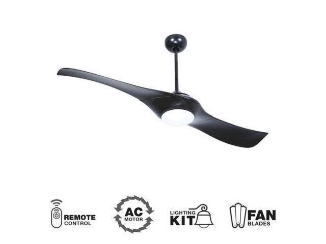 Flat Black Ceiling Fan With Blades Included X2194