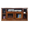 Dark Blue Poplar TV Stand with Bookcase Sides Z53603