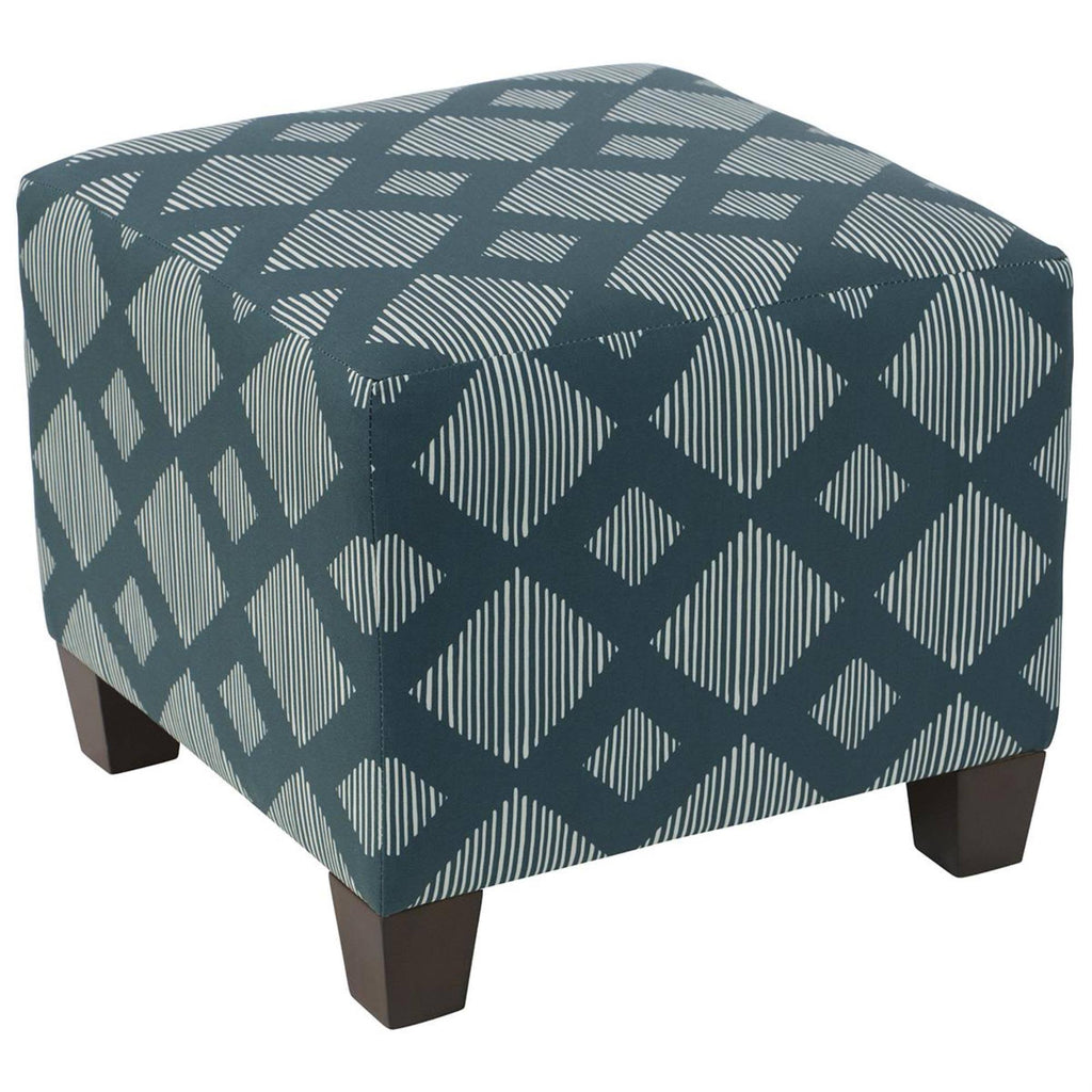 Teal Ottoman U2284