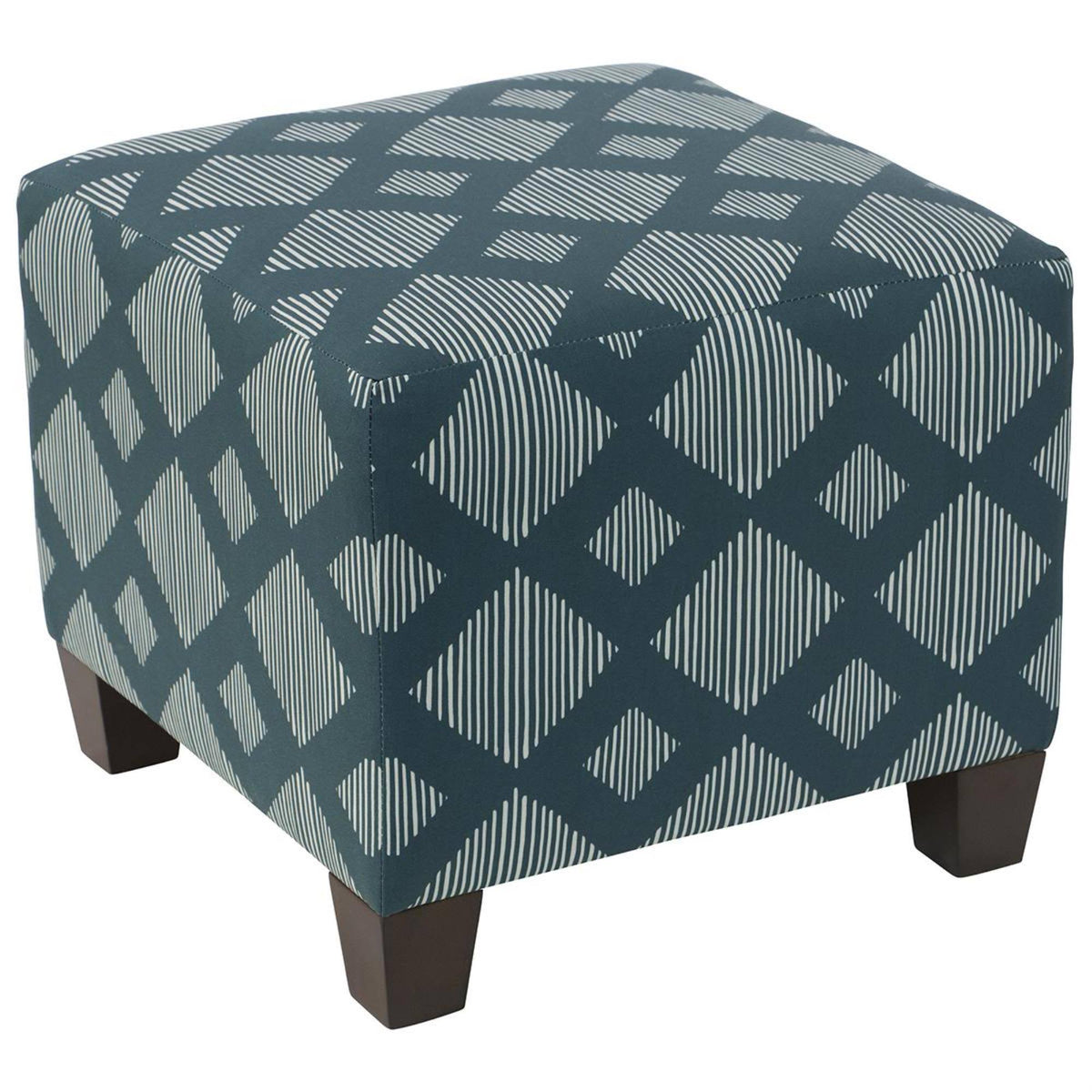 Teal Ottoman U2284