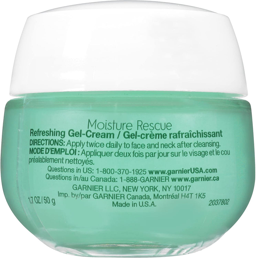 Moisture Rescue Refreshing Gel-Cream, Oil-Free, 1.7 Oz (50g), Pack of 2 G50390