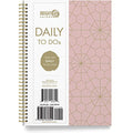 Blue Gold Geometrics Undated To Do List Notebook H63640