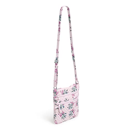 Cotton Triple Zip Hipster Crossbody Purse P8419