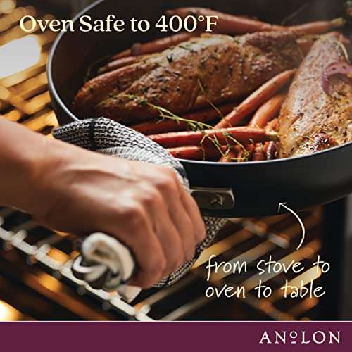 2 Quart Hard Anodized Nonstick Saucepan with Lid X343036