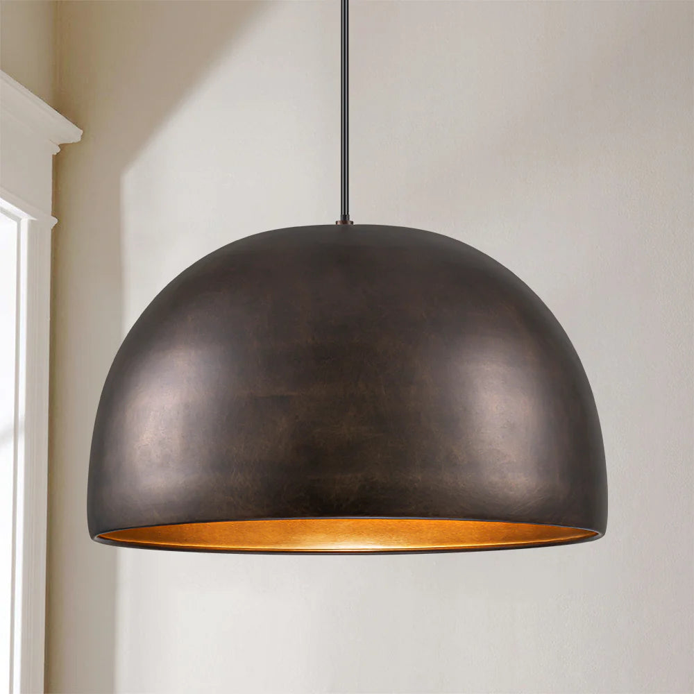 1-Light Dimmable Dome Kitchen Island Pendant G16804