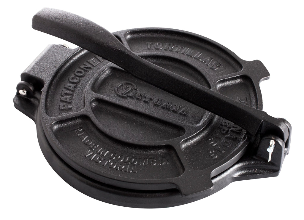 Black Cast Iron Tortilla Press 6.5 inch S642