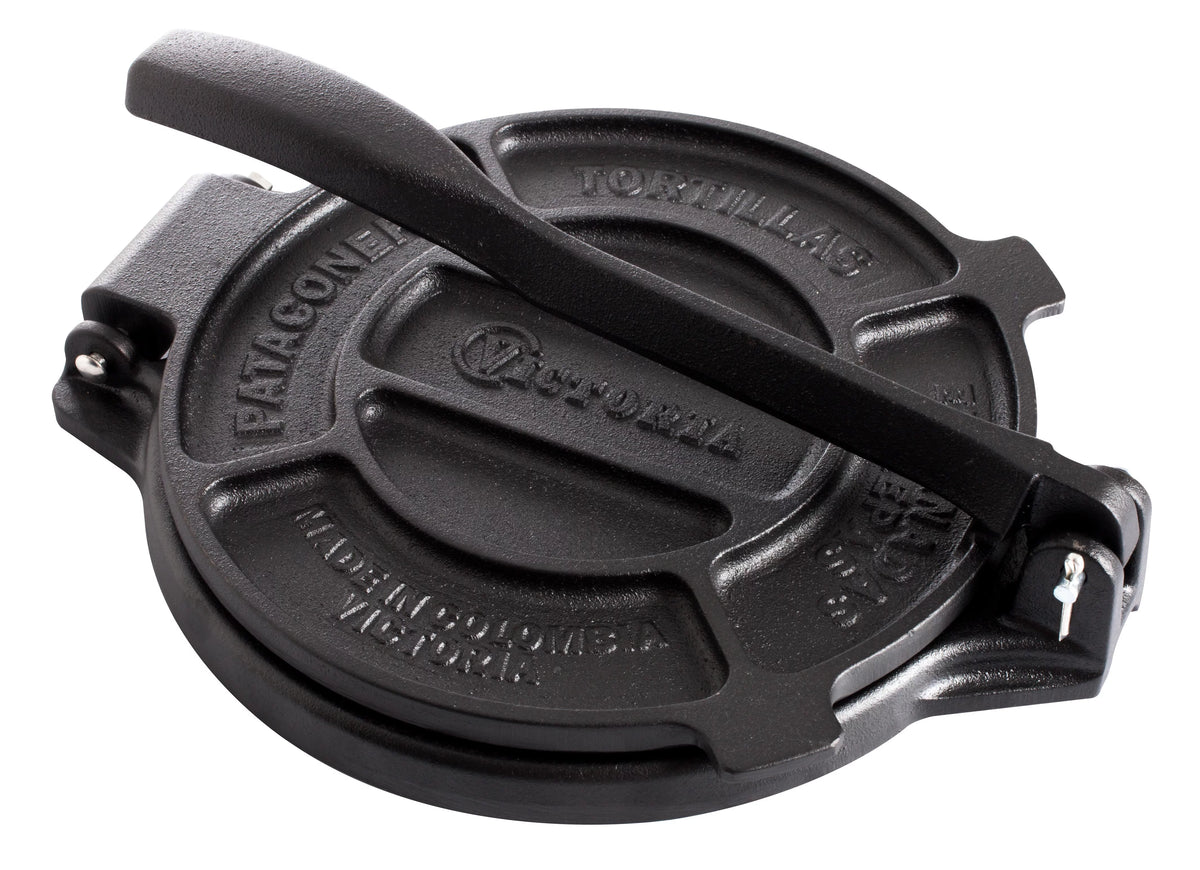 Black Cast Iron Tortilla Press 6.5 inch S642