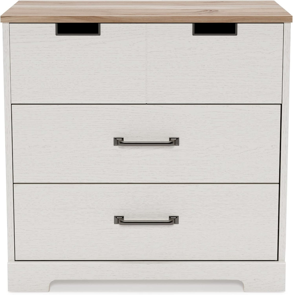 White 5 Drawer Wood Chest I209