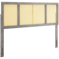 Gray Cane King Headboard R65853