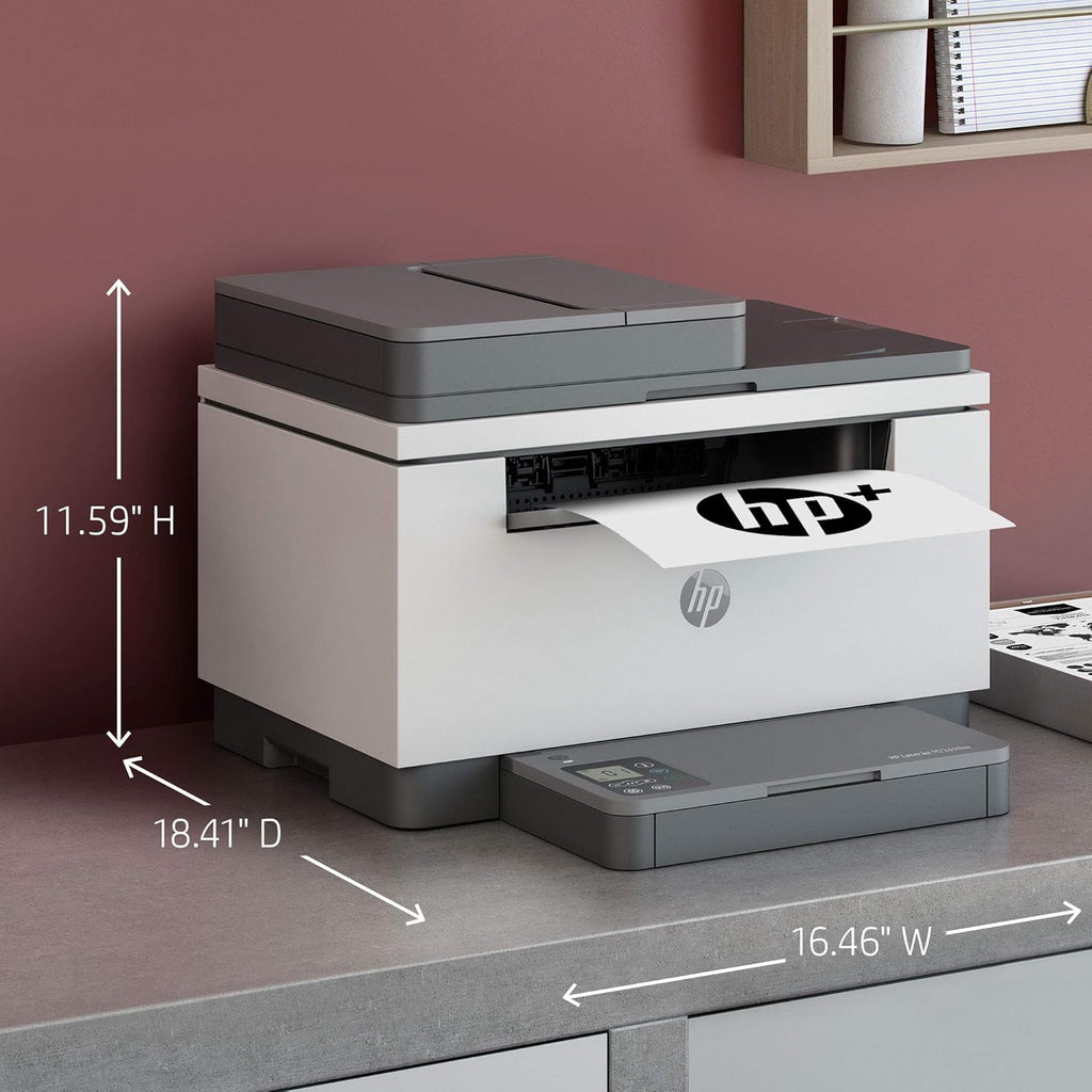 Wireless Black and White All-in-One Printer with built-in Ethernet & 2-sided printing Q840