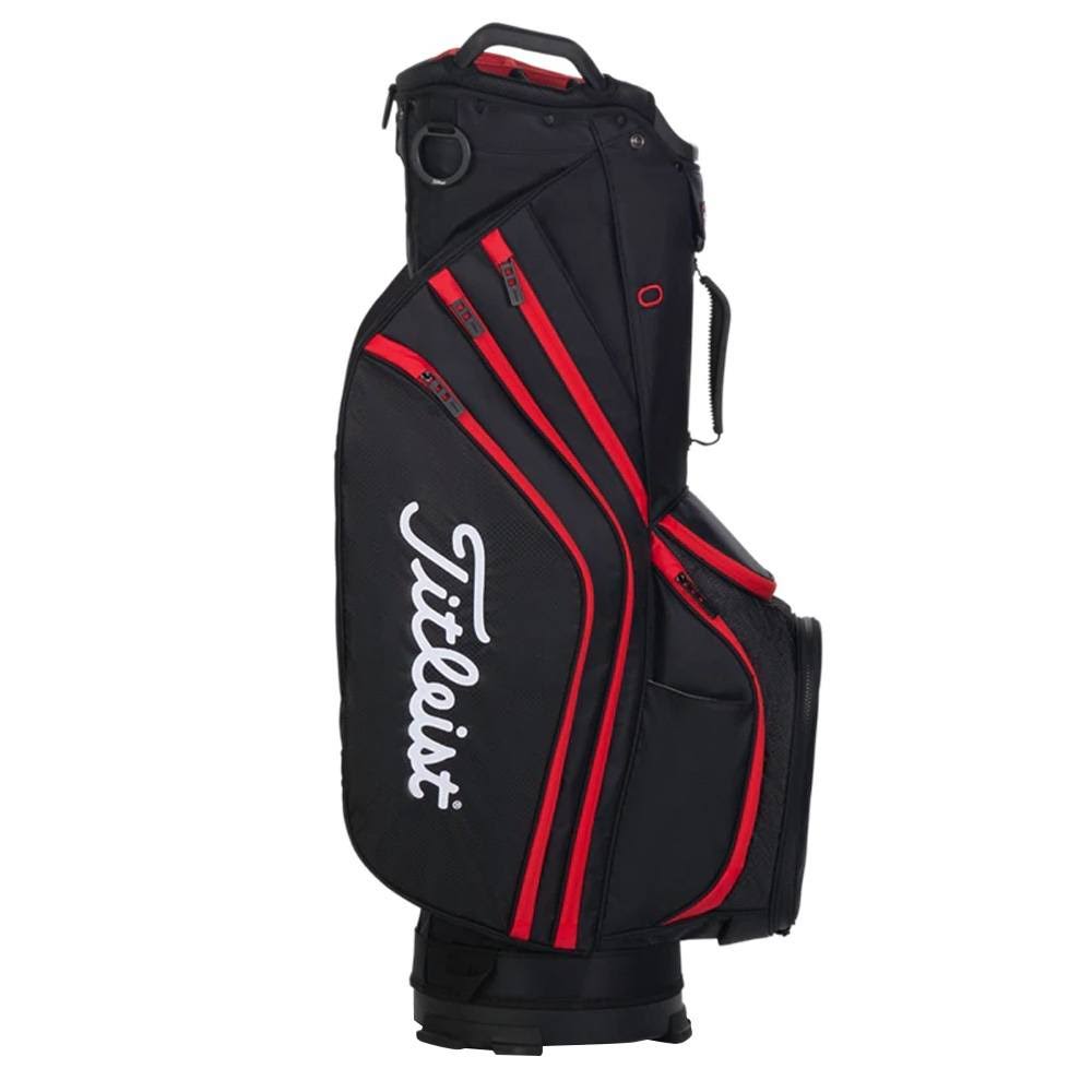 Black/Black/Red Lightweight Golf Bag A614805