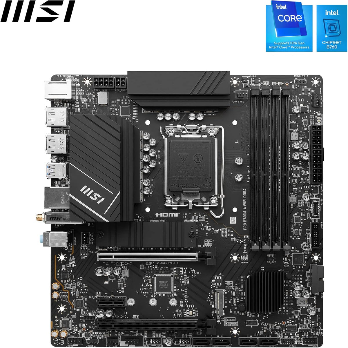 B760M-A WIFI DDR4 mATX Motherboard S26589
