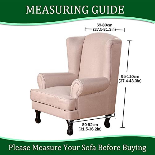 2 Piece Printed Spandex Armchair Slipcovers J23432