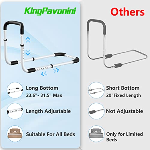 Bed Side Assist Handle Bar Safety Rail with Storage Bag and Fixing Strap S57314