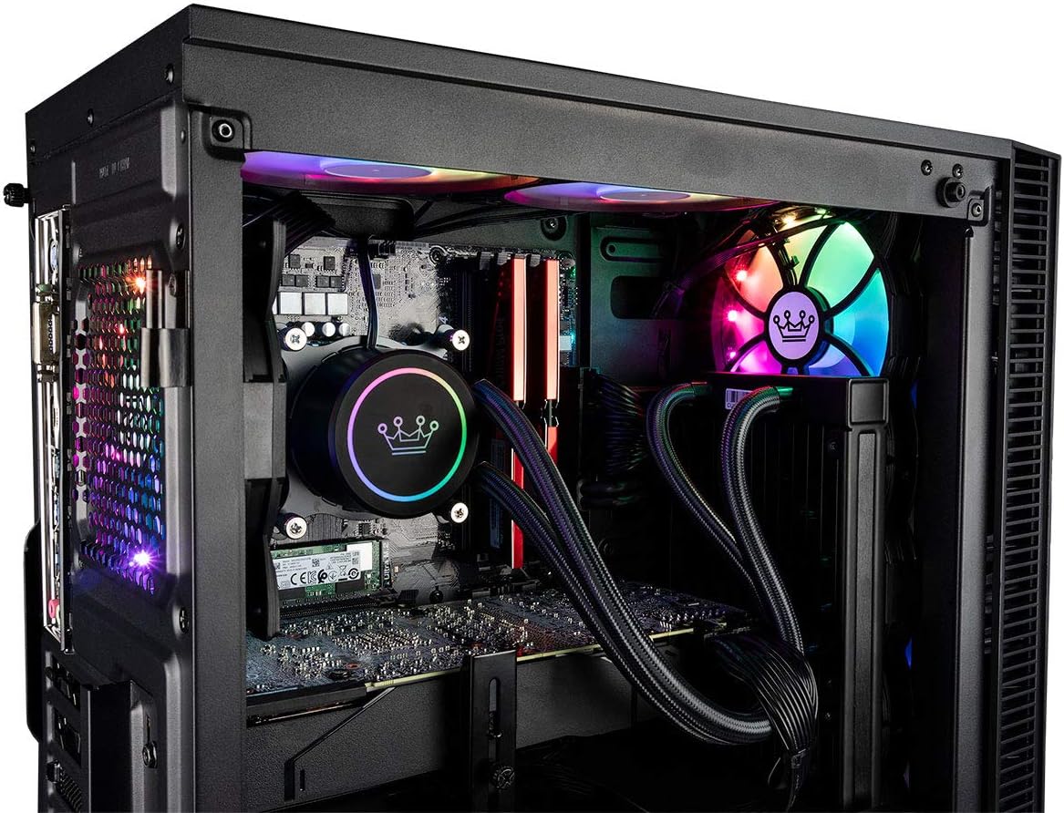 Micro ATX Gaming Desktop Case with Tempered Glass Door R897