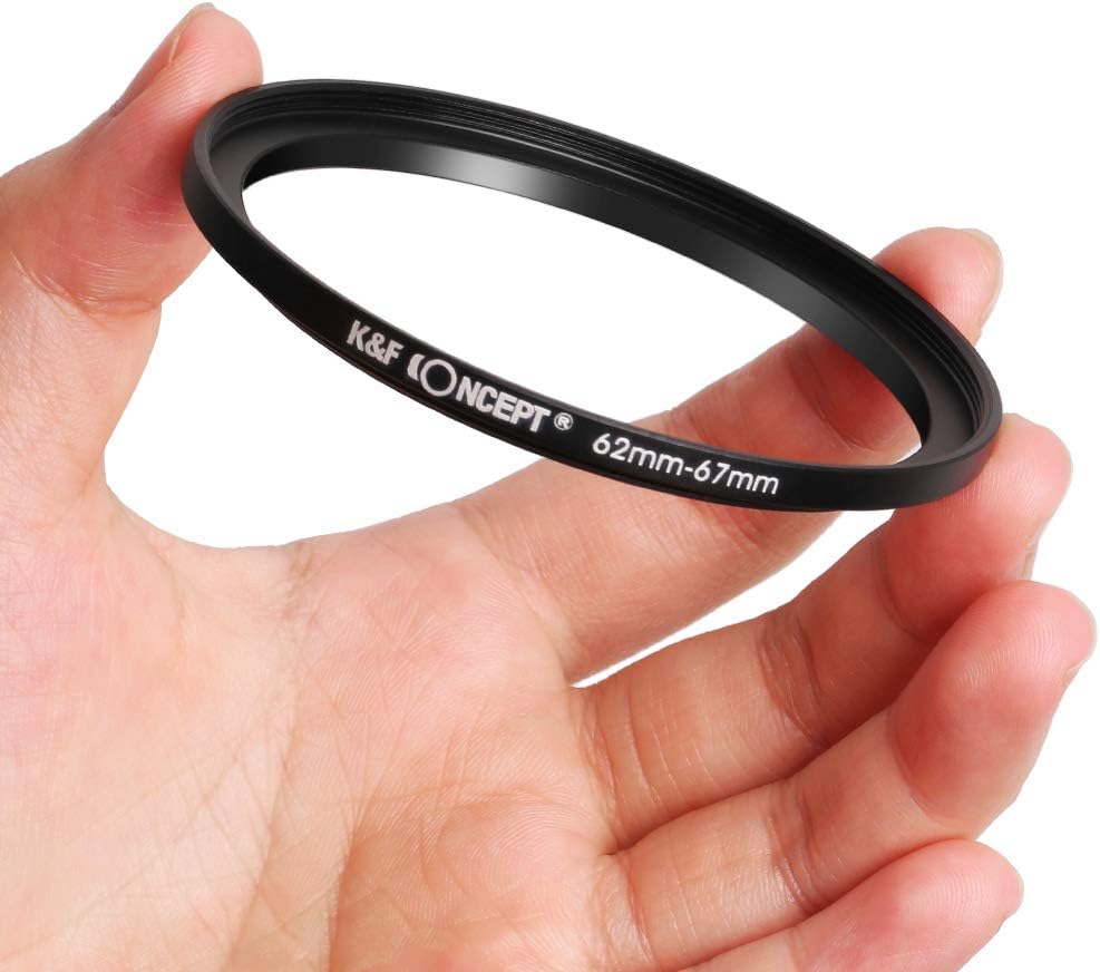 18 Pieces Filter Ring Adapter Set Black U893