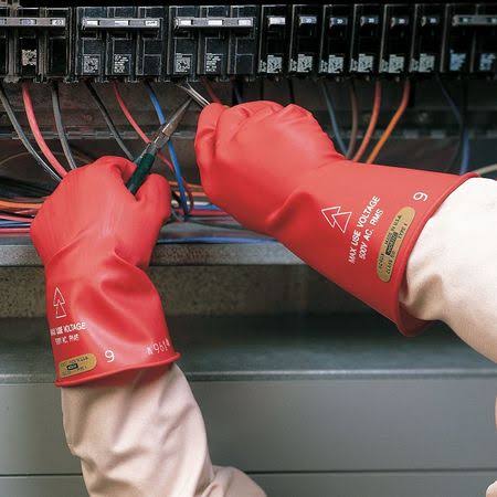 Electrical Gloves Class 0 Red Sz 8 S453