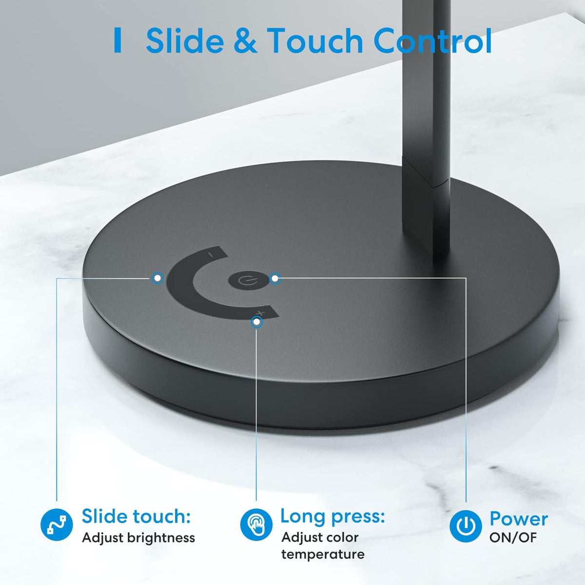 Smart LED Desk Lamp with Tunable White and Remote Control U654