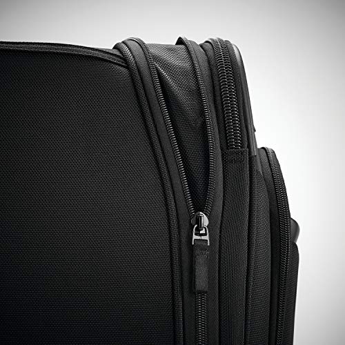 Black Carry-On 21-Inch Expandable Softside Luggage with Spinner Wheels T22898
