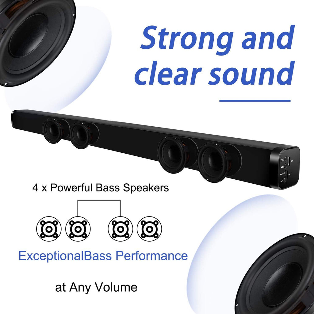 2 in 1 Soundbar Speaker with 4 Driver Speakers K794270