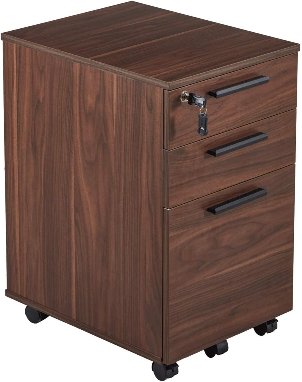3 Drawer Under Desk Filing Cabinet with Lock M193
