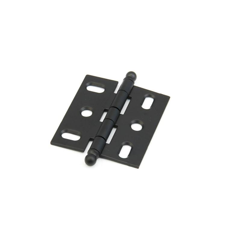 Solid Brass Inset Butt Cabinet Hinges Matte Black F77274