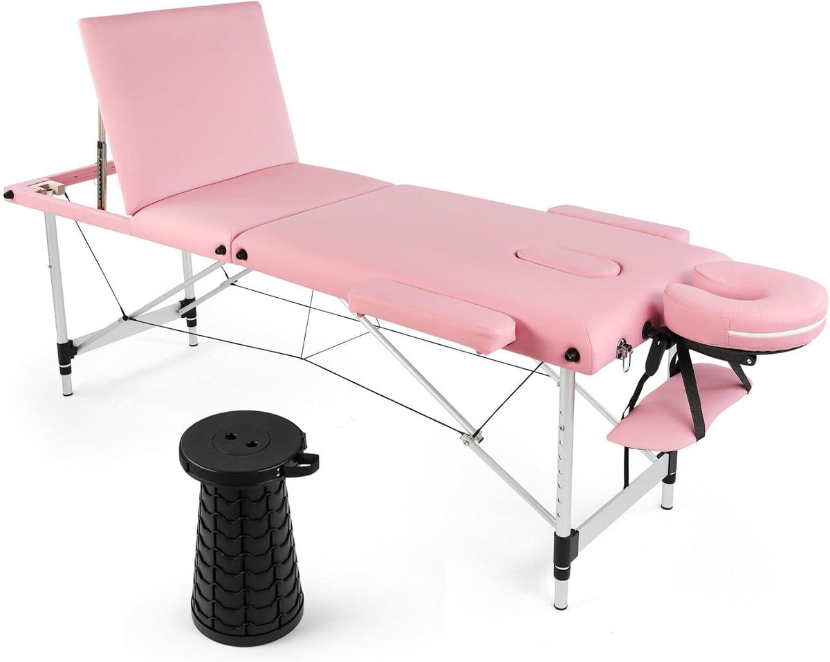 Black Adjustable Massage Table with Carrying Bag C59159