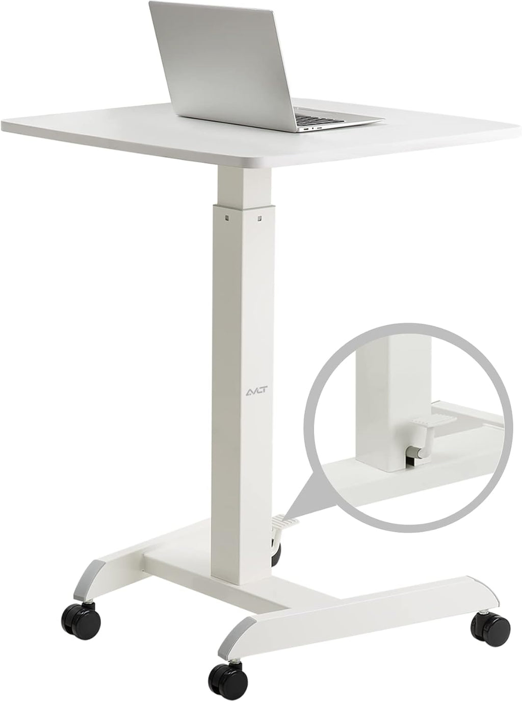 Pneumatic Laptop Standing Desk Cart X80865