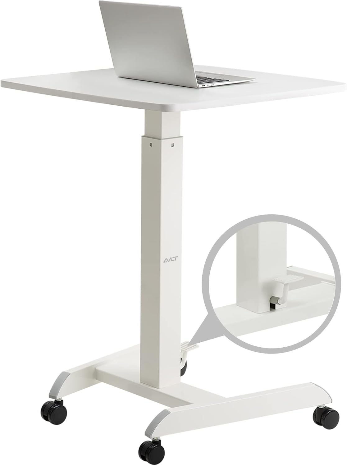 Pneumatic Laptop Standing Desk Cart X80865