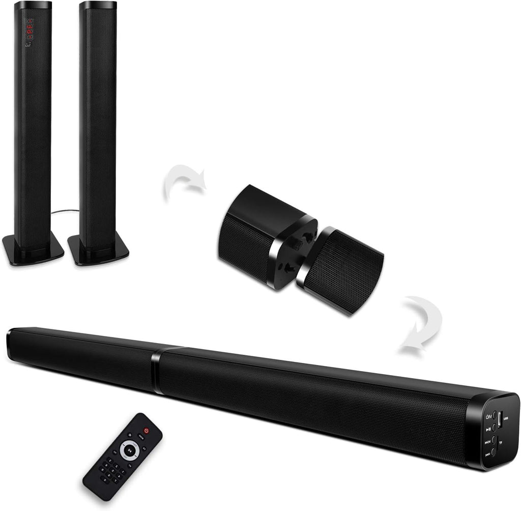 2 in 1 Soundbar Speaker with 4 Driver Speakers K794270