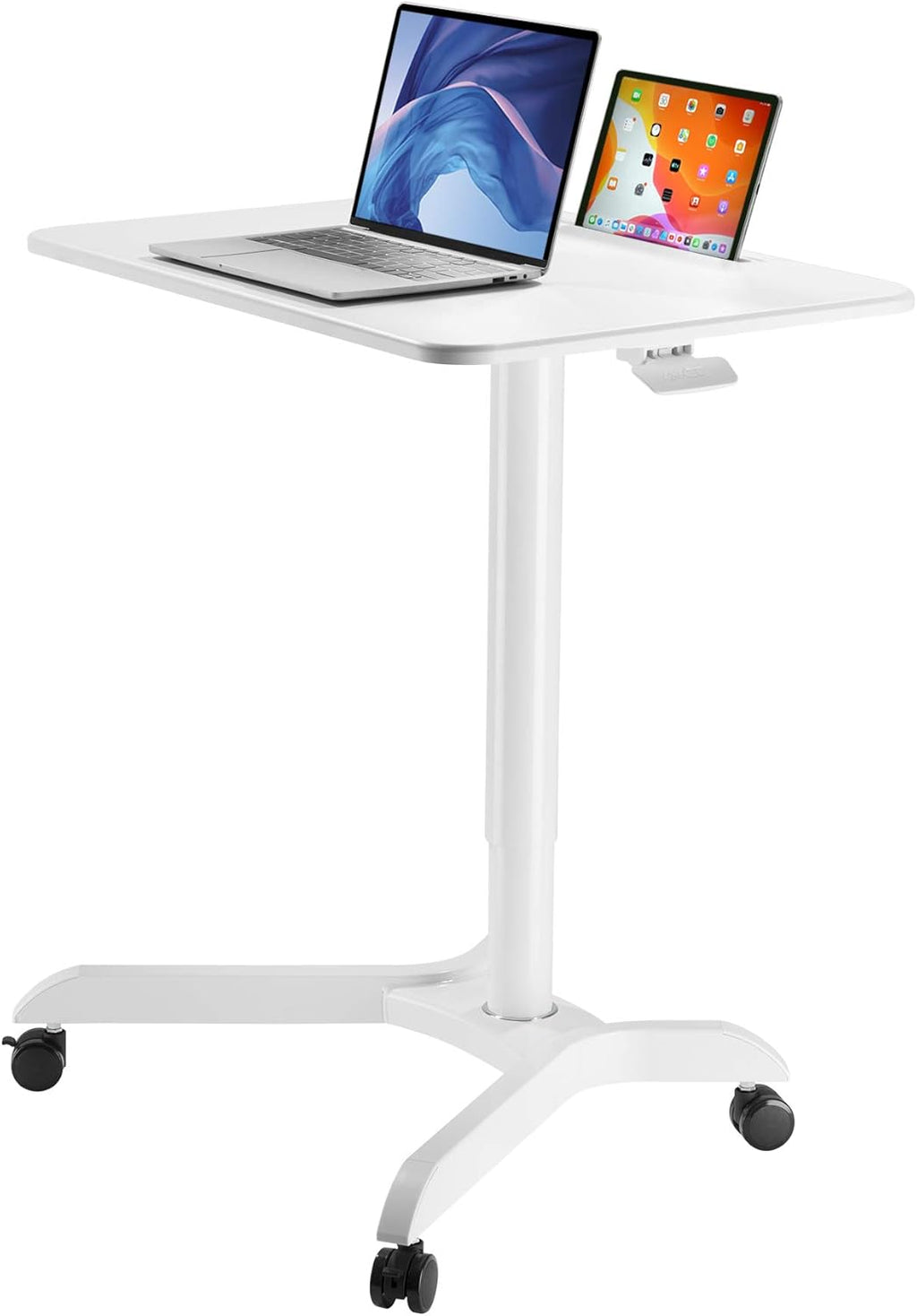 Pneumatic Laptop Standing Desk Cart X80865