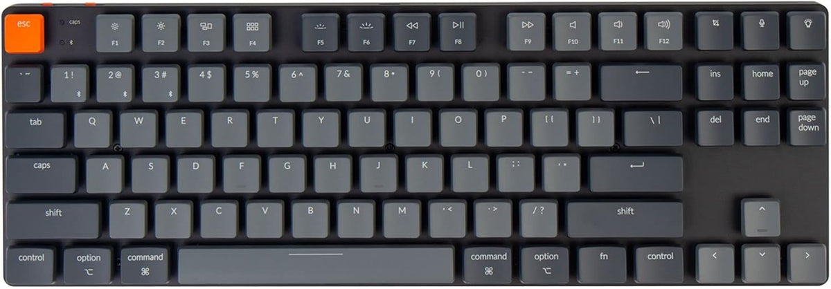 87 Keys Ultra-Slim Wireless Bluetooth/USB Wired Mechanical Keyboard V325079