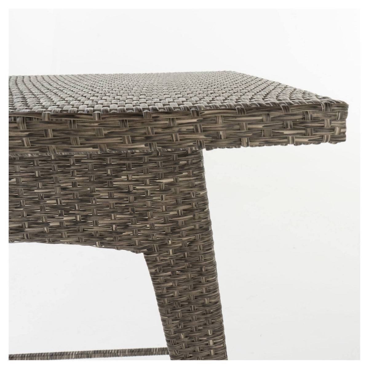Square Wicker Bar Table Black C84539