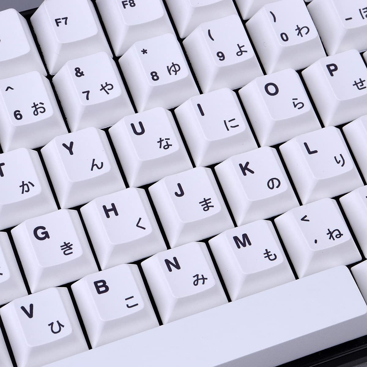 White 134 Keys Cherry Profile Dye-Sub PBT Keycap F694
