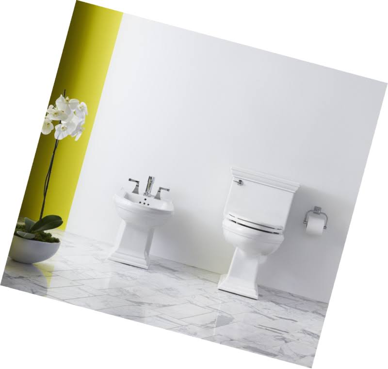 White Vertical Spray Bidet E15386