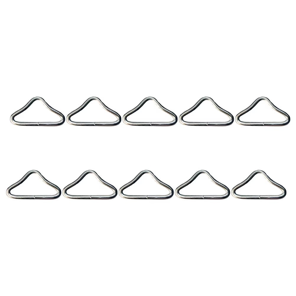 20pcs Trampoline Jumping Bed Bungee Mesh Cloth Buckle Triangle Ring Parts L864