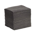 Heavyweight Polypropylene Absorbent Mat Pad, Gray, Pack of 100 Y177779