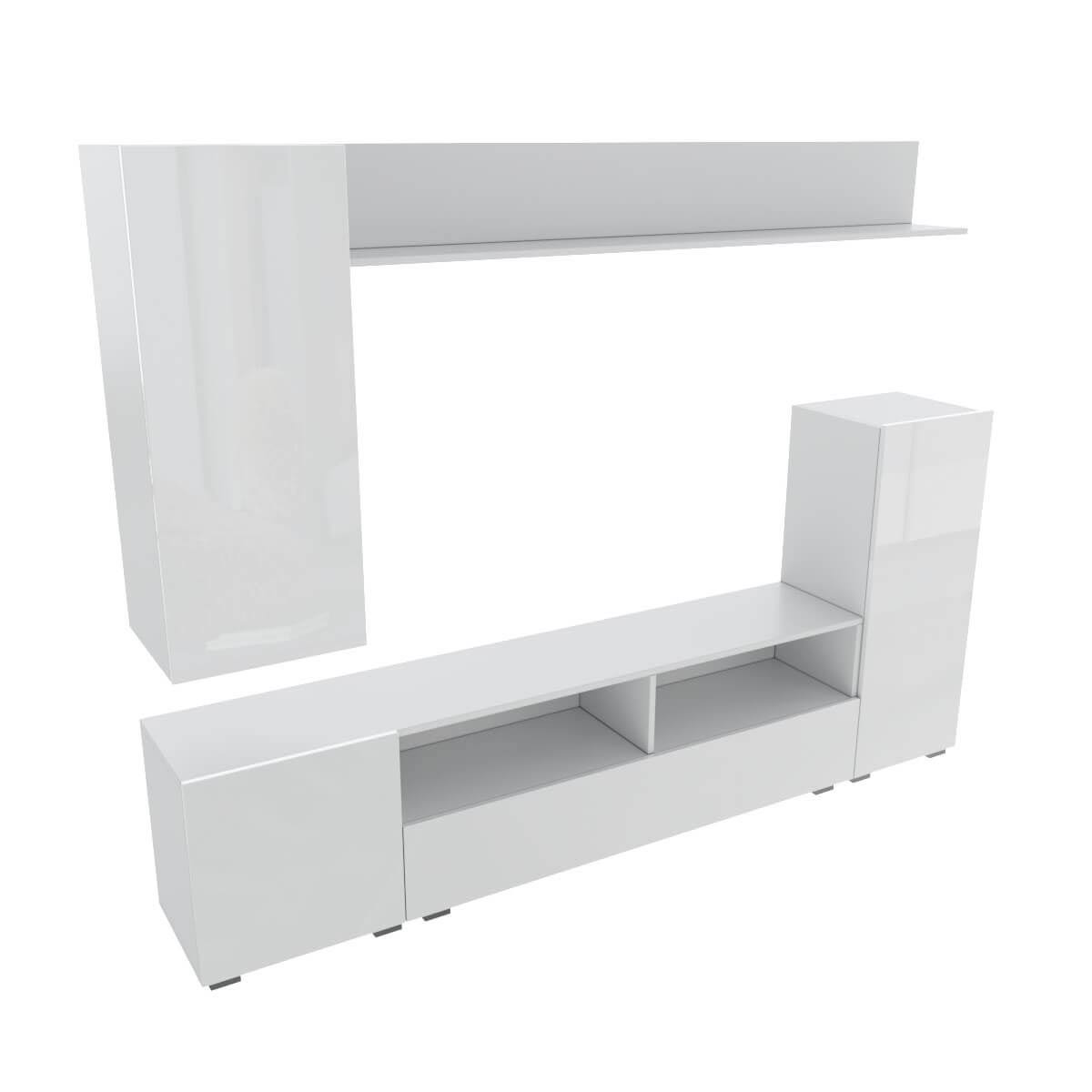 White Entertainment Center O69366