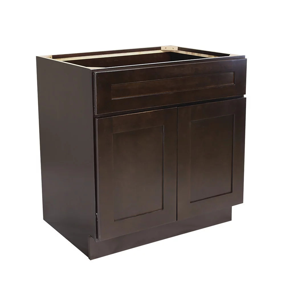 Espresso Shaker Style Sink Base Kitchen Cabinet G172