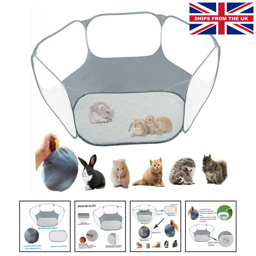 Breathable Transparent Pet Playpen Z176379